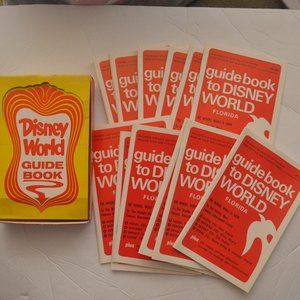 Set of (12) Guide Books to Disney World By Tip’n Twinkle, Inc. (1972) W/Box